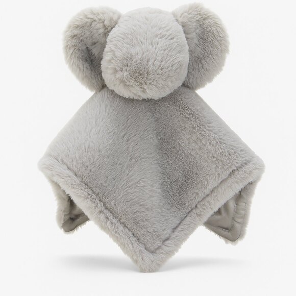 Soft Gray Elephant Lovey Blanket – Plush Baby Security Toy - Picture 3 of 6